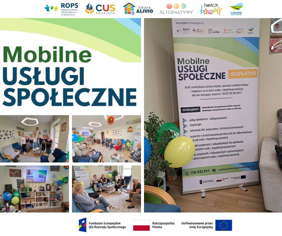 kolaż zdjęć przedstawiający zajęcia dotyczące specjalistycznego żywienia osób w wieku senioralnym i z niepełnosprawnościami, które odbyły się w Centrum Usług Społecznych w Świebodzinie pod koniec maja 2025